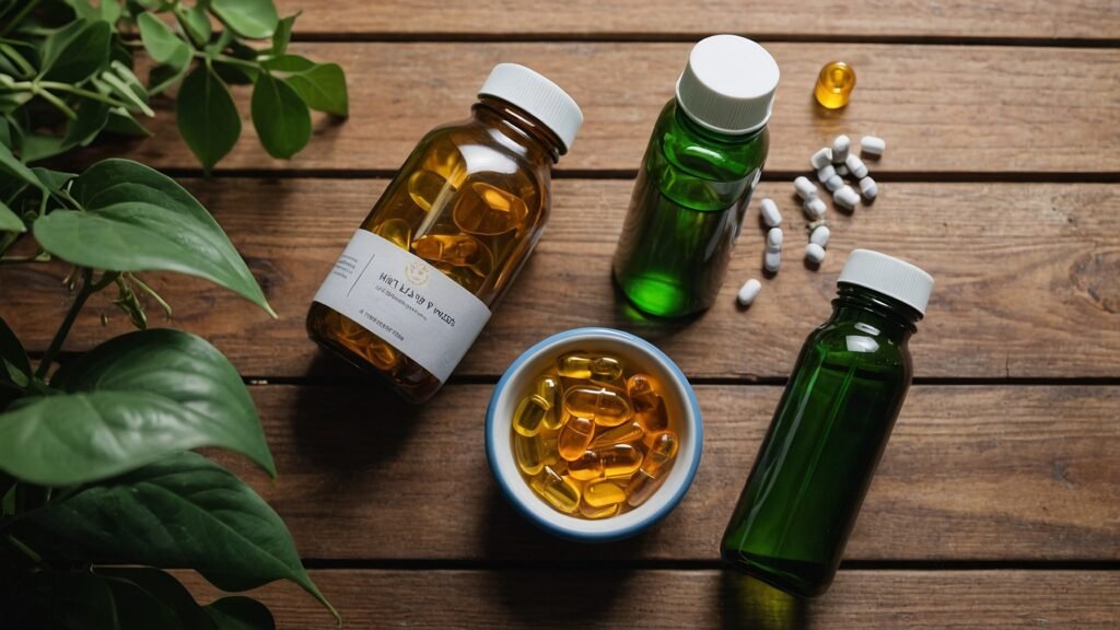 A Powerful Women’s Weight Loss Success Story That Will Inspire You to Start Today 3 Leonardo Kino XL Flat lay of wellness supplements on a wooden 0