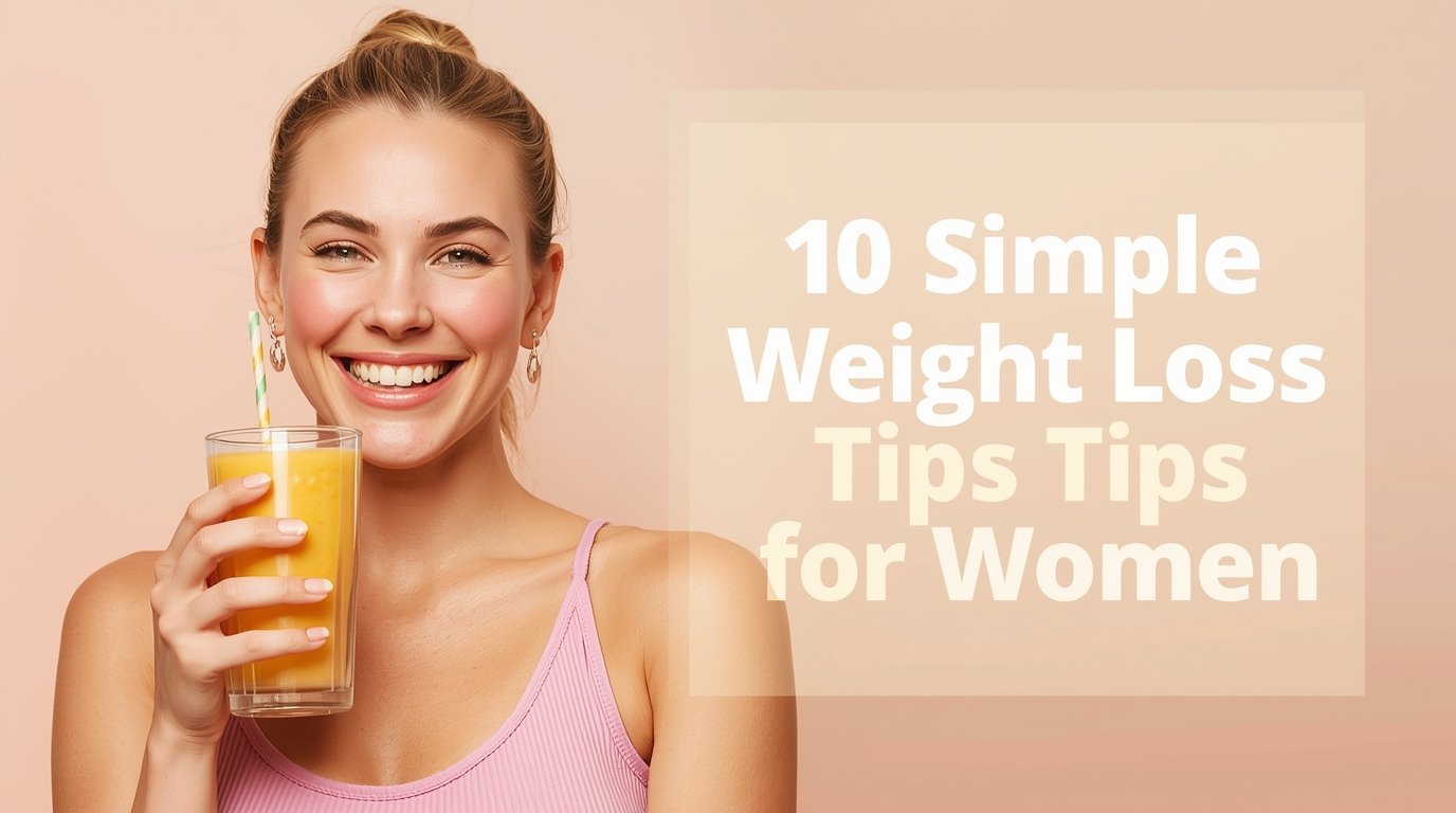 Home Page Nora 10 “10 simple weight loss tips for women with healthy breakfast, smoothies, and home workouts for fat burning and fitness”